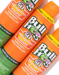 Bullfrog Mosquito Coast in use on a hiking scene for outdoor protection