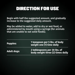 Close-up of Bully Max label highlighting whey protein and omega-3.