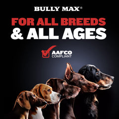 Bully Max Power Tabs packaging showcases USA-made quality and premium ingredients.