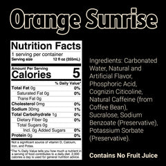 BUM Energy Orange Sunrise pack of 12 bottles, ideal for quick pre-work energy.