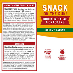 Bumble Bee Creamy Caesar dressing close-up highlighting parmesan for a savory snack