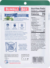 Bumble Bee tuna pouch close-up with red pepper and Herbs de Provence for flavor