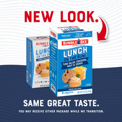 Chocolate chip cookie included in the Bumble Bee lunch kit for a sweet finish