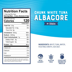 Bumble Bee wild caught tuna in water cans on shelf highlighting pantry staple readiness