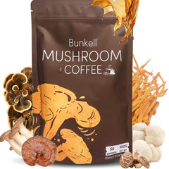Bunkell Mushroom Coffee Pack for quick, energizing preparation.