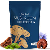 Bunkell Mushroom Hot Cocoa bag ready for a cozy evening ritual