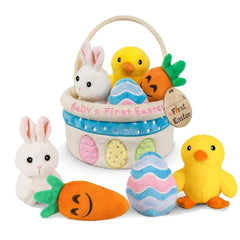 Bunny Chorus plush bunny for soft play and festive Easter decor.