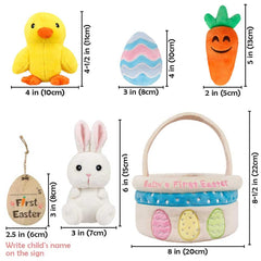 Bunny Chorus plush chick ideal for baby-safe Easter play and cuddles.