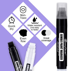Bunnyclover paint marker on wood for signs and crafts