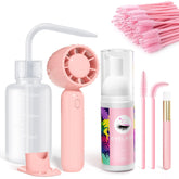 Buqikma lash cleaning kit 60ml bottle for daily lash care.