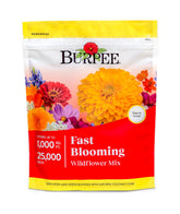 Burpee fast bloom seed mix bag—easy sowing for a vibrant home garden