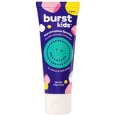 BURST Marshmallow Sparkle Kids Toothpaste tube showing kid-friendly flavor and fluoride protection