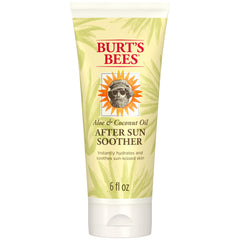 Burt's Bees After Sun bottle pour showing quick hydration after sun exposure