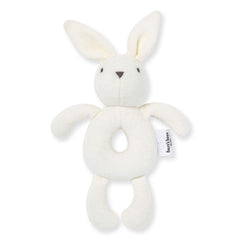 Burt's Bees Baby bear rattle with soft organic cotton shell for little hands.