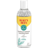 Burt's Bees Breakout Defense foaming wash bottle front shows product name and design for daily cleansing