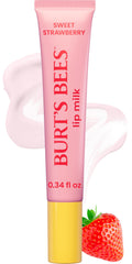 Burt's Bees Lip Milk tube with Sweet Strawberry flavor for daily hydration.