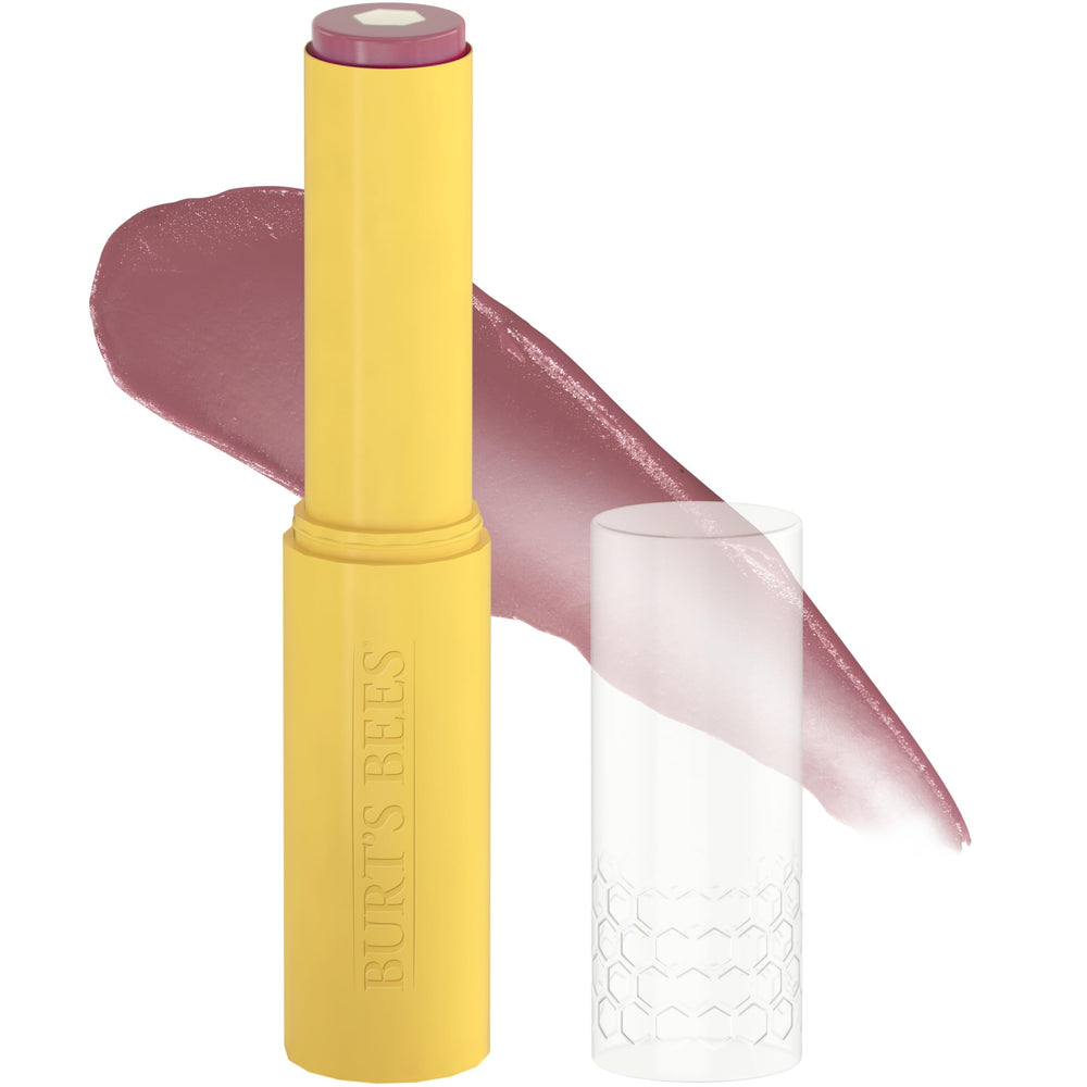 Burt's Bees Misty Mauve tinted-boosted balm offers natural color and lasting moisture.