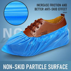 Buself shoe covers adjustable size fits most feet for convenience.