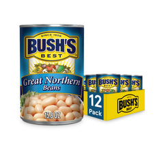 Bush's Best Great Northern Beans can opened for quick, protein-rich weeknight meals.