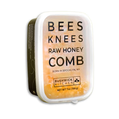 Bushwick Kitchen Bees Knees raw honeycomb close-up highlighting delicate acacia flavor