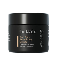 Buttah Skin CocoShea Revitalizing Cream bottle pour provides lightweight hydration for face