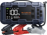 BuTure VAC 10-in-1 jump starter with air compressor in action for roadside emergencies.