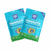BuzzPatch mosquito patch packaging shows kid-friendly design and plant-based, non-toxic ingredients for parents.
