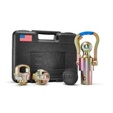 B&W GNXA2061 gooseneck ball with OEM puck compatibility for Ford, GM, and Nissan, for secure towing.