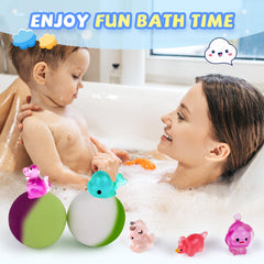 BYGGVIR glow toy bath bomb for luminous bath time