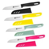 BYkooc 8-piece paring knives set for precise fruit and vegetable prep.