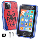 Byserten kids phone front view with bright 3.5-inch screen for learning fun