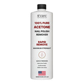 C CARE 100% Pure Acetone remover bottle for fast gel and glitter removal.
