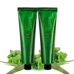 Rich lather cushions skin, reducing irritation during shaving with C.O. Bigelow