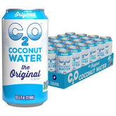 C2O Original Coconut Water 24-pack front-view for everyday hydration.