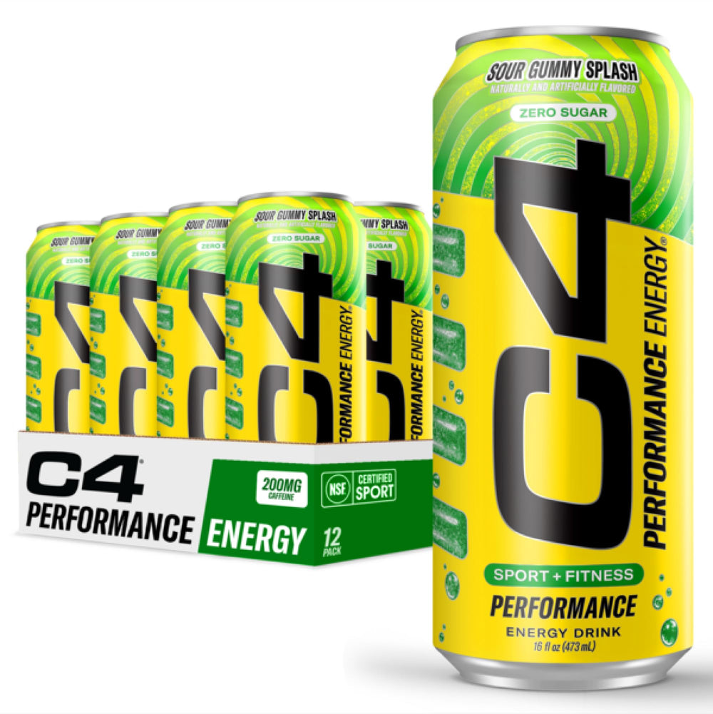 C4 Energy zero sugar can energizing moment for on-the-go workouts.