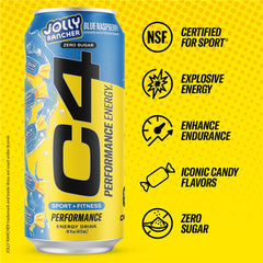 C4 Jolly Rancher Watermelon can offers zero sugar refreshment