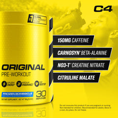 C4 Original serving scoop beside a shaker, ready for high energy