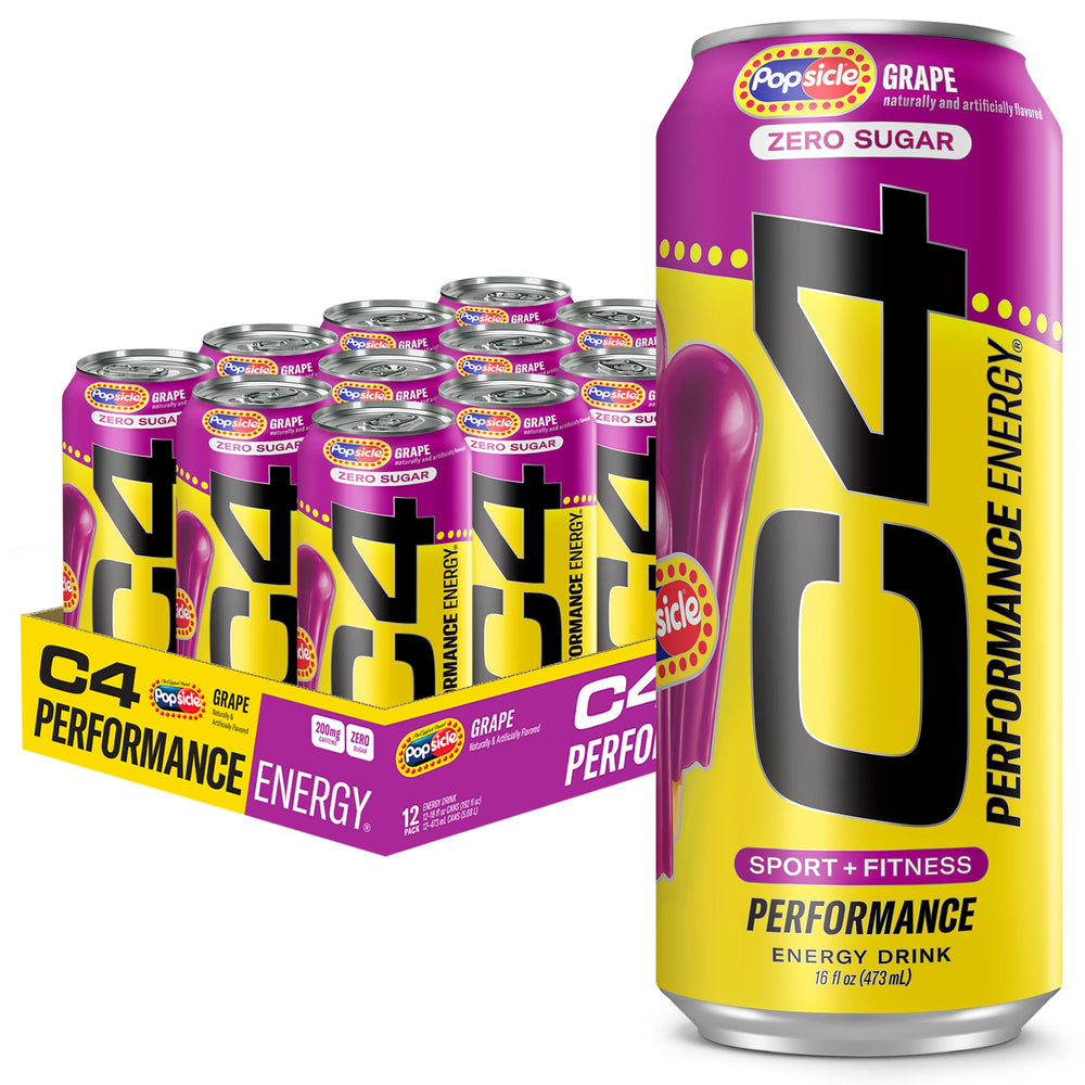 C4 Performance Energy grape popsicle can offers a sugar-free pre-workout boost.