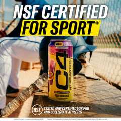 C4 Performance Energy zero sugar and no artificial colors for clean fueling.