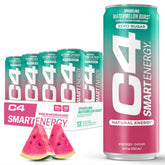 C4 Smart Energy Watermelon Burst can for quick focus and daytime energy.