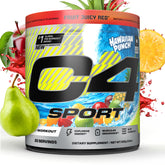 C4 Sport Hawaiian Punch bottle showing energizing, zero-sugar hydration for workouts.
