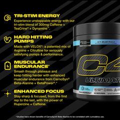 C4 Ultimate powder scoop depicted for easy measuring and consistent dosing