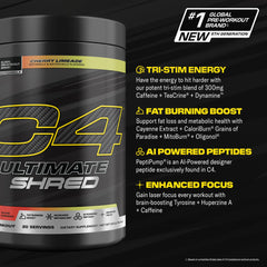 C4 Ultimate Shred cayenne-based thermogenic edge supports metabolic activity