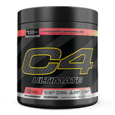 C4 Ultimate Watermelon tub front view for energized pre-workout.