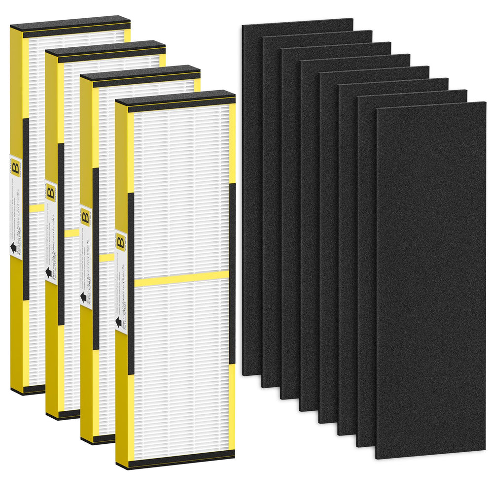Cabiclean FLT4825 filter B package with four replacement filters for Guardian purifiers.