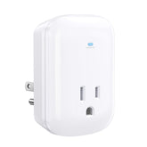 Cable Matters 1350J surge outlet in front view demonstrates compact wall-mount design for tight spaces.