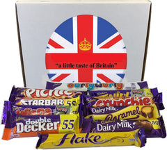 Cadbury chocolate selection box with 10 full-size bars for gifting and sharing