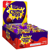 Cadbury Creme Egg outer-pack showing festive Easter packaging
