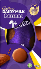Cadbury Dairy Milk Buttons inside Easter Egg, a fun, shareable chocolate surprise.