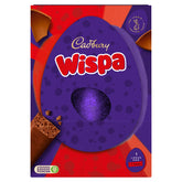 Cadbury Wispa Easter Egg 177g pack shot, great for sharing at Easter.
